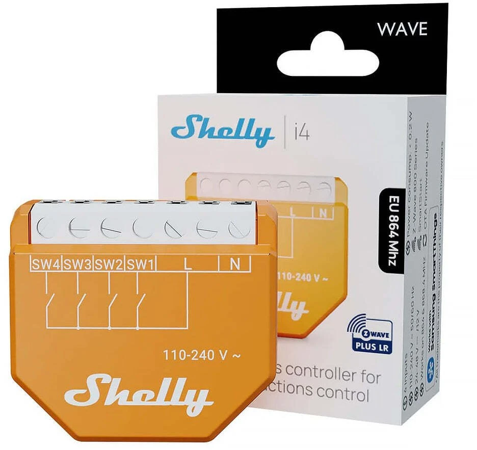 SHELLY Wave i4 LR jungiklis