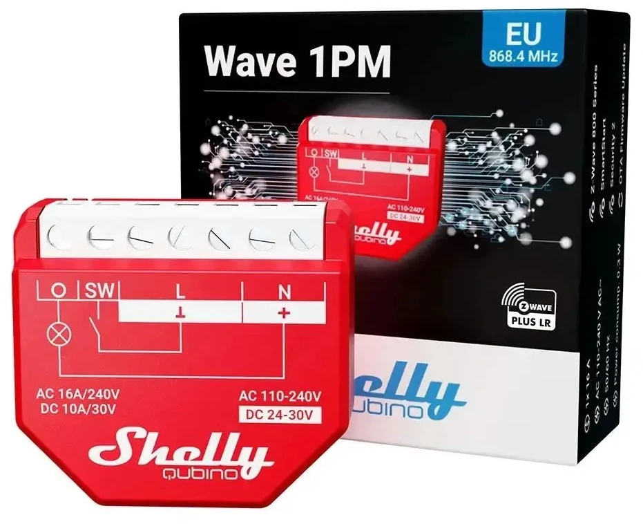 Włącznik światła SHELLY Wave 1PM LR
