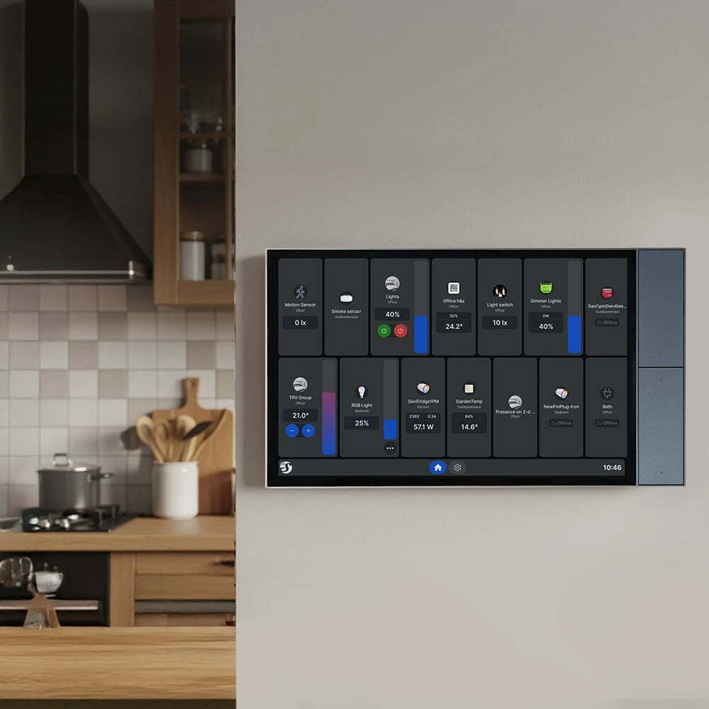 Panel sterowania 10.1” Shelly Wall Ekranas XL WiFi/BLU (pilka)