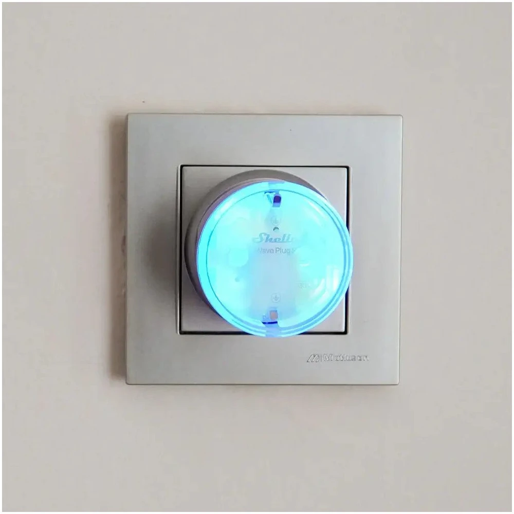 Shelly „Wave Plug S“ – išmanusis Z-Wave 800 lizdas Juodas