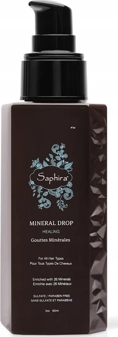 Saphira Mineral Drop plaukų aliejus su dozatoriumi