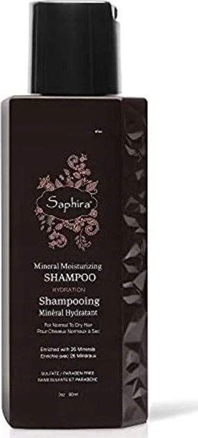 Saphira Mineral Moisturizing Šampūnas drėkinamasis šampūnas plaukams su Negyvosios jūros mineralais, 90 ml