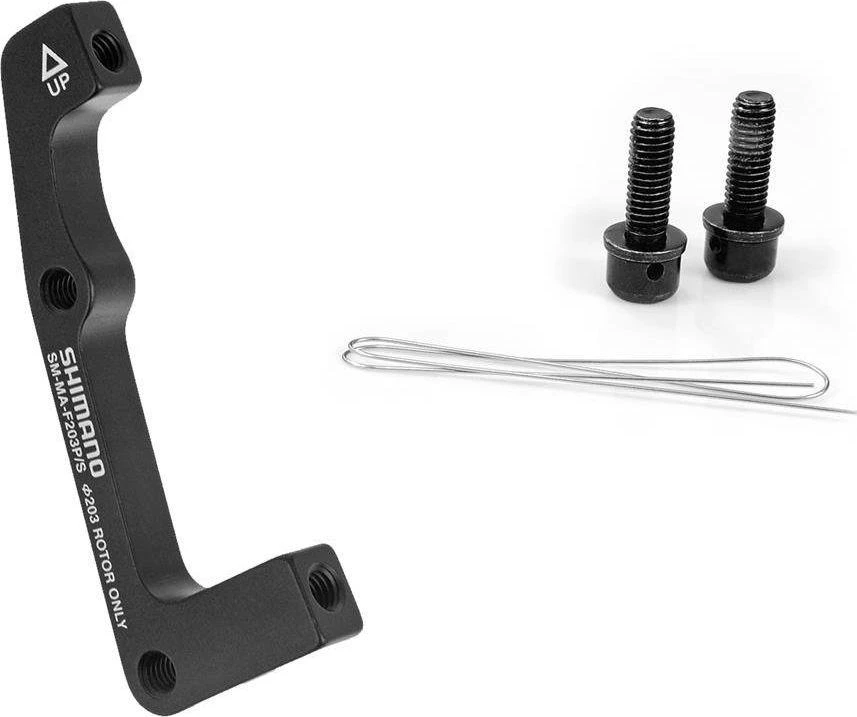 Priekinio diskinio stabdžio suporto adapteris Shimano SM-MA-F203P/S