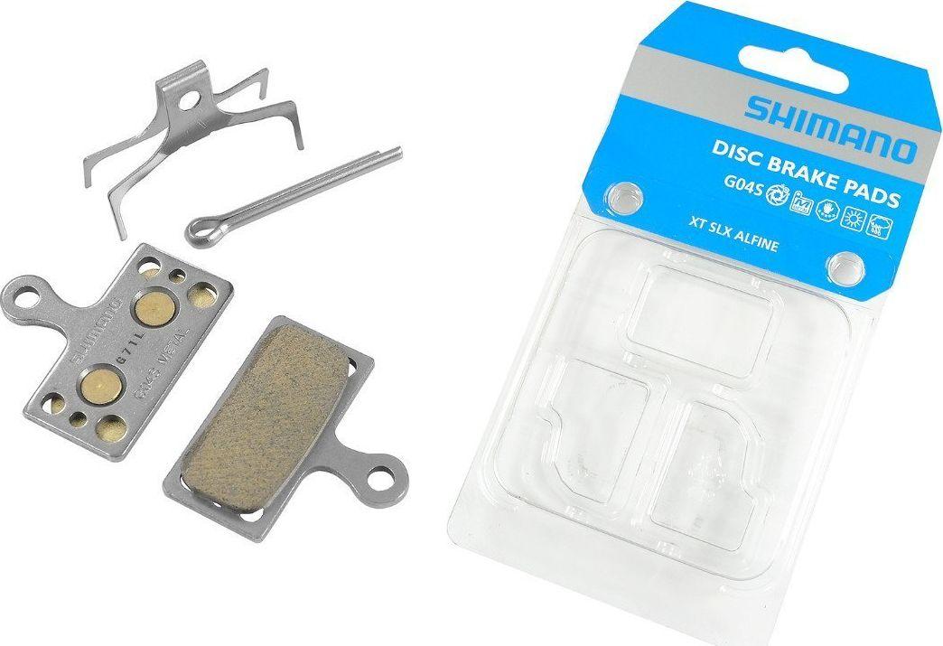 Diskinių stabdžių kaladėlės Shimano XTR-XT-SLX-Alfine (G04S) metal