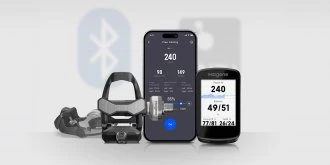 Shimano Dviračio pedalai Magene P715 S su galios matuokliu SPD-SL – sidabriniai