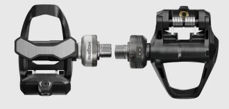 Shimano Dviračio pedalai Magene P715 S su galios matuokliu SPD-SL – sidabriniai