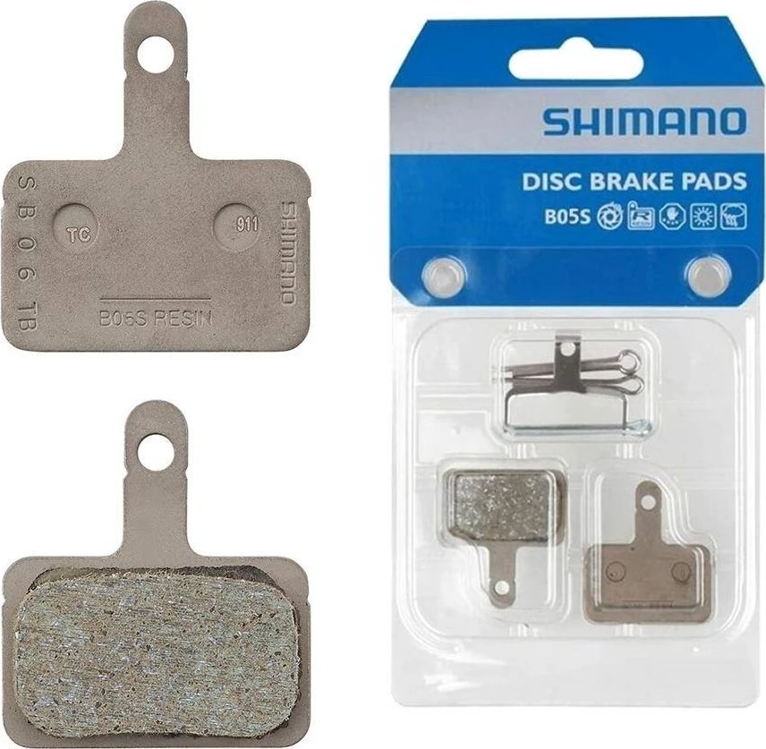Diskinių stabdžių kaladėlės Shimano B05S Resin (B01S)