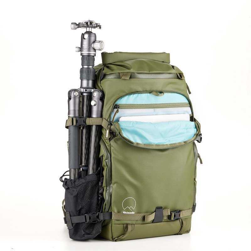 Kameros Kuprinė - Shimoda Action X30 V2, Šoninis Prieigos, Ritininis, Žalia