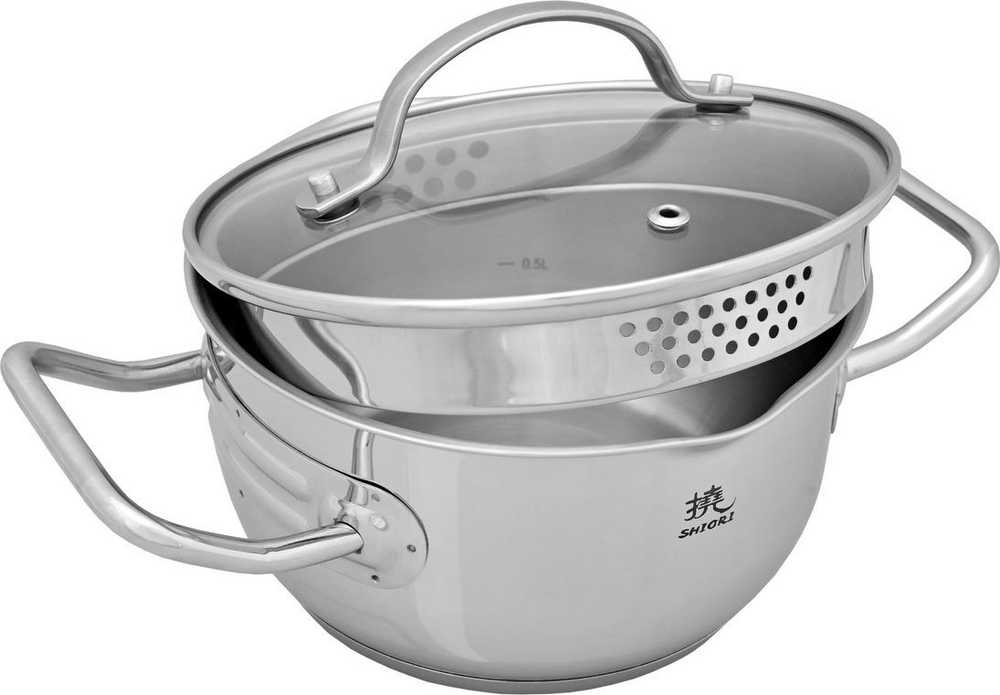 Shiori Shiori Steel Series Pro 316 puodas indukcija 16 cm