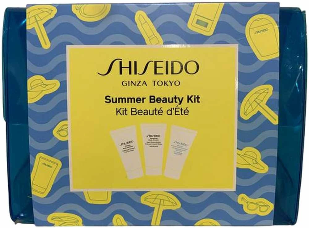 „Ginza Tokyo“ – vasaros grožio rinkinys „Shiseido“: intensyviai atkuriamoji ir atkuriamoji emulsija po saulės, 30 ml + „Advanced Body Creator“ – itin liekninamoji ir atkuriamoji koncentruota priemonė po saulės, 30 ml + drėkinamasis šveičiamasis losjonas, 30 ml