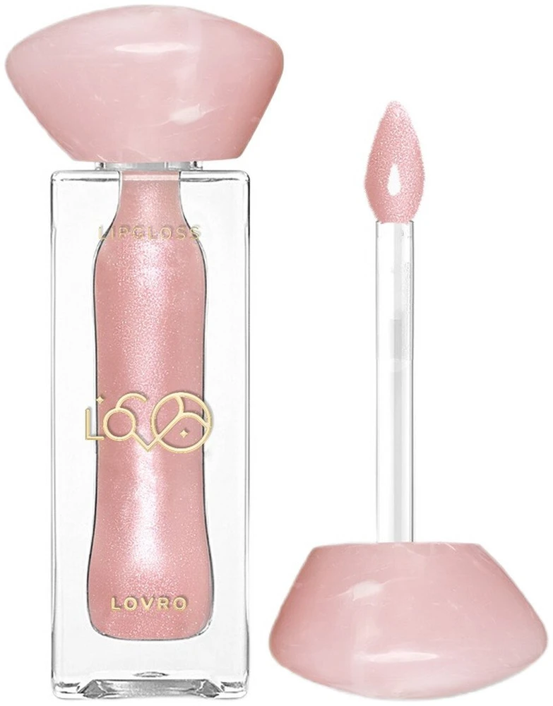 Lovro Bloomlight Lūpų blizgesys optiškai didinantis lūpas su vėsinančiu efektu 03 Pearl Whisper 5.5g