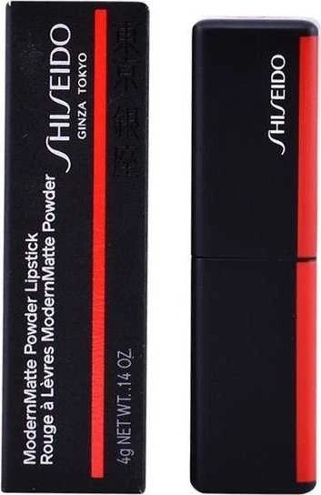 Shiseido ModernMatte Powder matiniai lūpų dažai, 4g, Spalva: 514 Hyper Red
