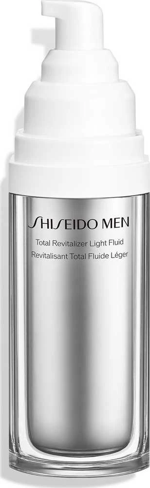 Shiseido Men Total Revitalizer Light Fluid senėjimą stabdantis drėkinamasis fluidas vyrams, 70 ml