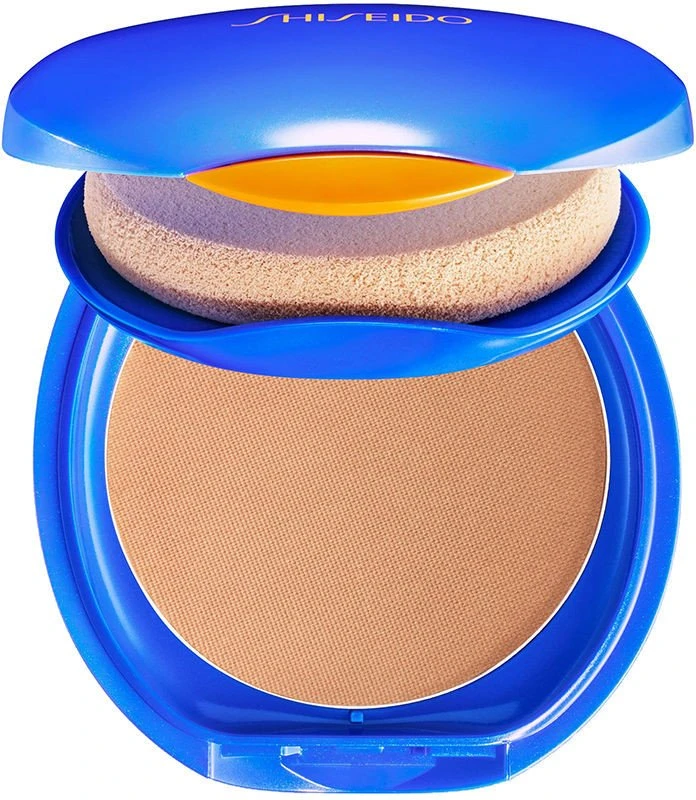 Shiseido Uv Protective Maquillaje Solar Compacto Recargable Spf30 Medium rusvai gelsvas, 12 g