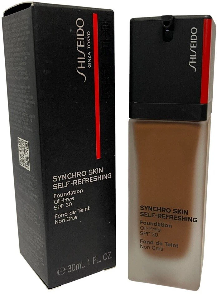„Shiseido Synchro Skin“ gaivinamasis skystas makiažo pagrindas 540 raudonmedžio SPF 30, 30 ml