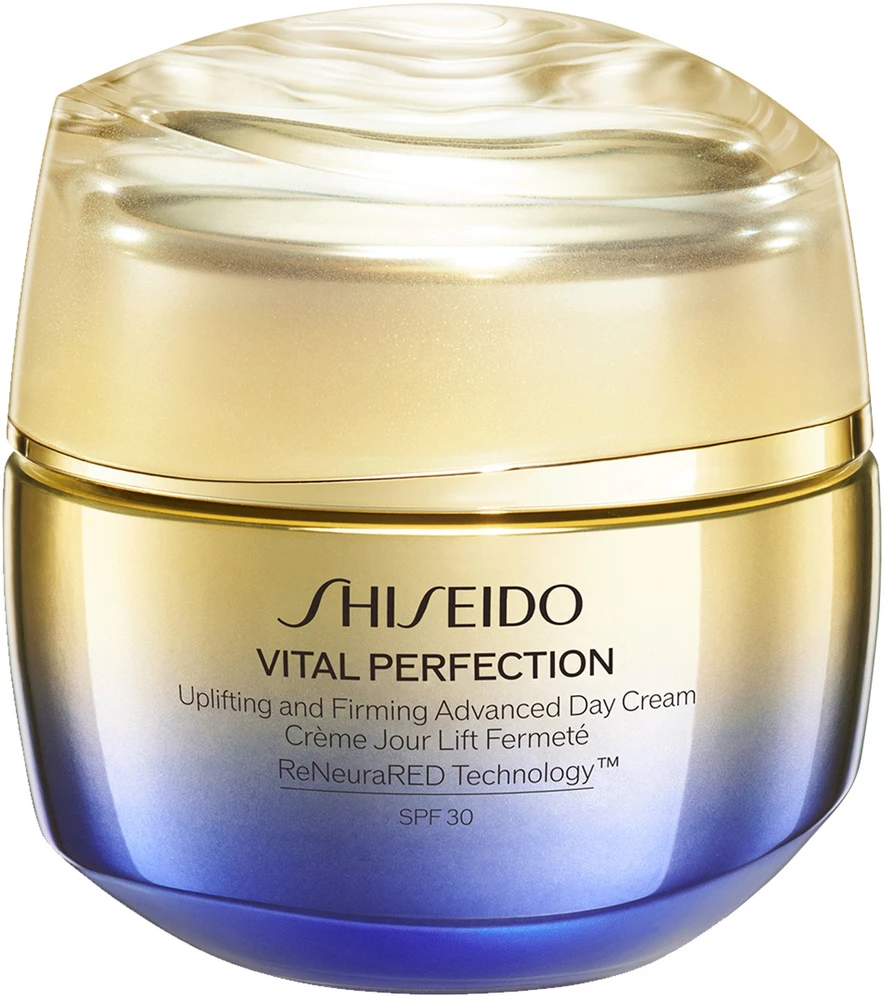 Shiseido Vital Perfection Vital Perfection Uplifting ir Firming Day Kremas SPF 30 stangrinantis dieninis veido kremas sausai ir normaliai odai, 50 ml