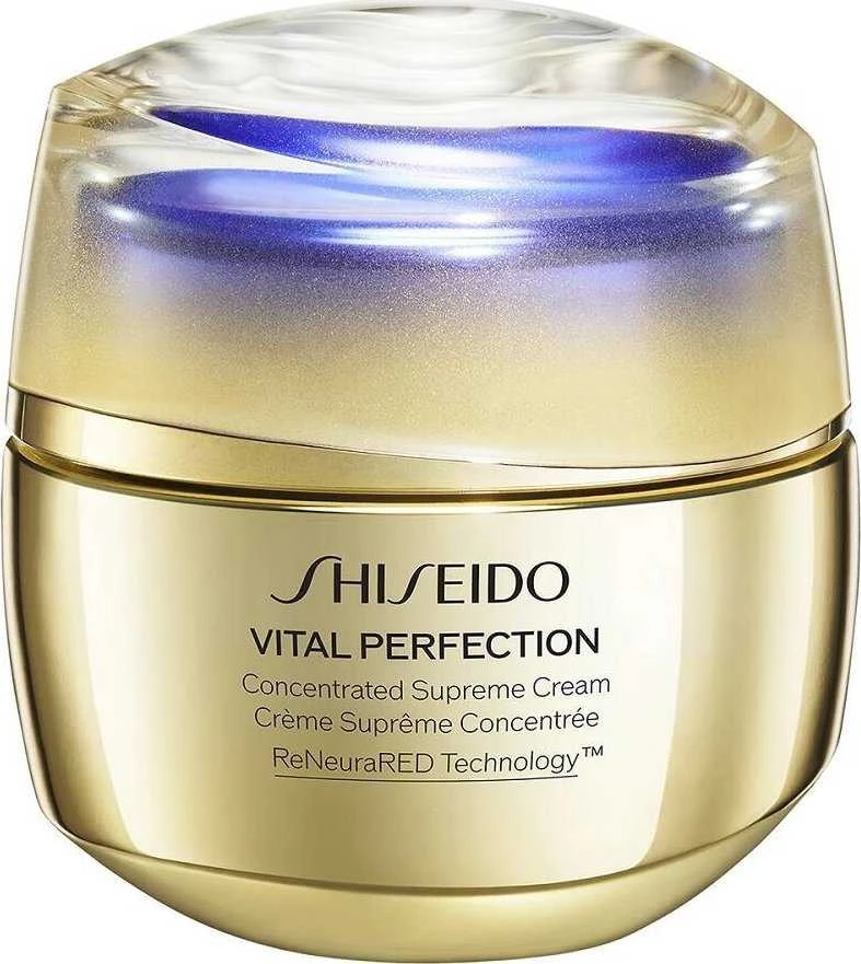 „Shiseido Vital Perfection“ koncentruotas stangrinamasis ir stangrinamasis veido kremas rytui ir vakarui, 50 ml