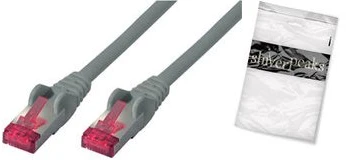 Shiverpeaks BS75715- A - RJ- 45 - RJ- 45 - Male/Male - Cat6a - S/FTP (S- STP) - pilka (BS75715- A)