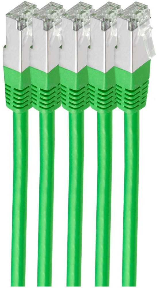 Shiverpeaks Kabelis krosowy cat6 S/FTP LSZH VE5 žalia 0,5m (BS75711-H0.5G-SET5)