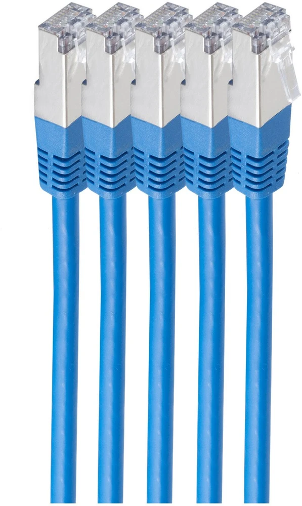 Shiverpeaks Kabelis krosowy cat6 S/FTP LSZH VE5 mėlyna 1,0m (BS75711-HB-SET5)
