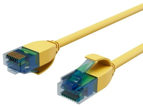 Shiverpeaks Kabelis sieciowy Patchcord cat.6 U/UTP slim geltona 0,5m (BS08-22012)