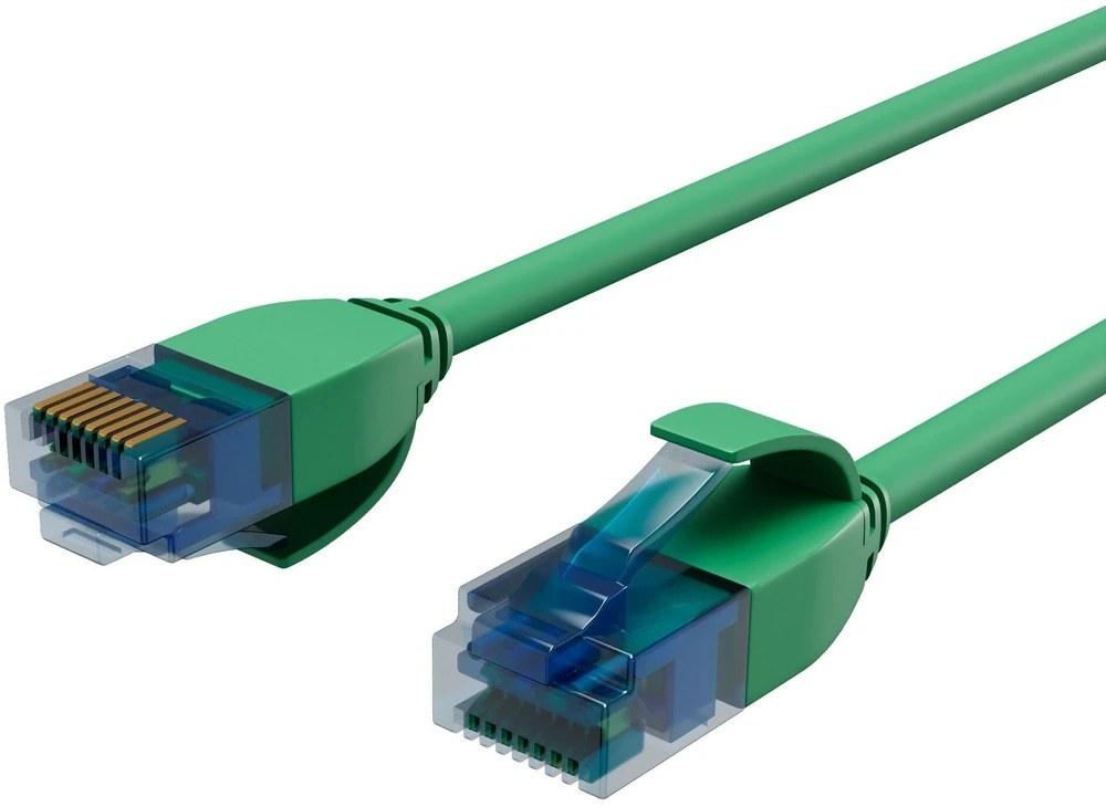 Shiverpeaks Tinklo kabelis patchkabelis cat.6 U/UTP slim žalias 1m (BS08-22023)