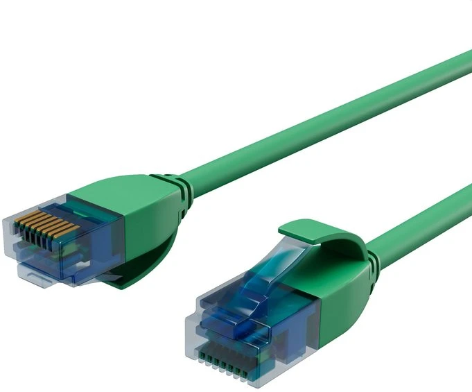 Shiverpeaks Kabelis sieciowy Patchkabel cat.6 U/UTP slim žalia 3m (BS08-22043)