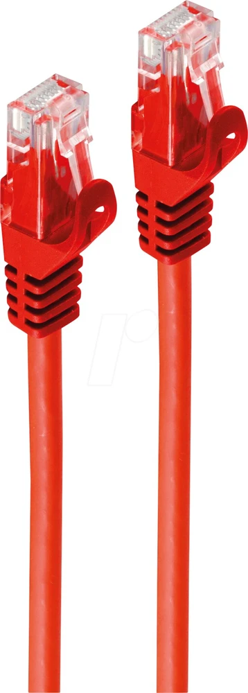 Shiverpeaks Kabelis sieciowy RJ-45, Cat 7, U/UTP, raudona, 5m (BS08-35054)