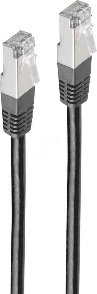Shiverpeaks Kabelis sieciowy RJ-45, Cat 6, S/FTP, LSZH, juoda, 0.25m (BS75711-H0.25S)