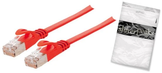 „Shiverpeaks BASIC-S“, Cat7, 0.5m, 0.5 m, Cat7, U/FTP (STP), RJ-45, RJ-45, Raudonas