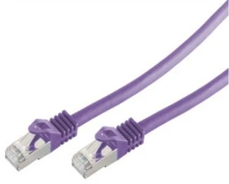 Shiverpeaks Patchcord BASIC-S Cat 7, S/FTP, PiMF, LSZH, violetinė, 3m (BS75513-V)