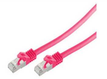 Shiverpeaks Patchcord BASIC-S Cat 7, S/FTP, PiMF, LSZH, rožinė, 30m (BS75530-M)