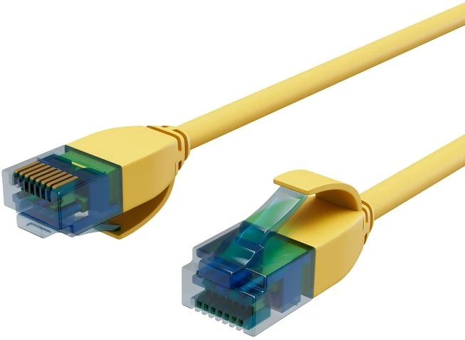 Shiverpeaks Shiverpeaks Netzwerkkab Patchkab cat.6 U/UTP slim gelb 2m