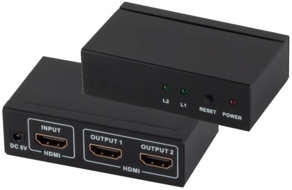 Shiverpeaks Professional HDMI rozdzielacz 1xIN 2xOUT 4K2K 3D (SP05-03002)
