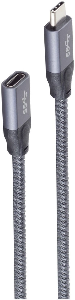 „Shiverpeaks USB C-C kabelis prailgintuvas 3.2 Gen2 (BS13-46010)“