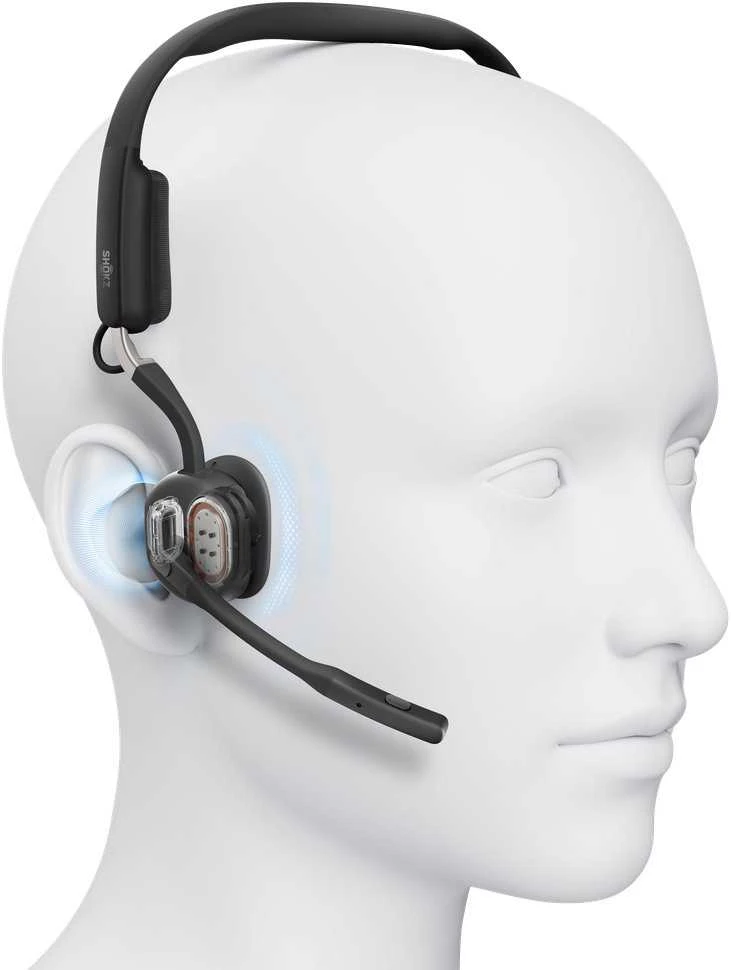 SHOKZ OPENMEET UC SU USB-C AD - Ausinės su triukšmo slopinimo mikrofonu D