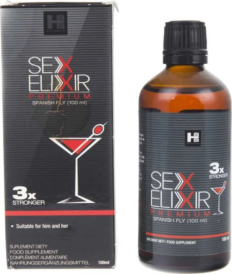 SHS Sexual Health Series Sex Eliksyras Premium Spanish Fly elixir Ispaniškos musės maisto papildas 100ml