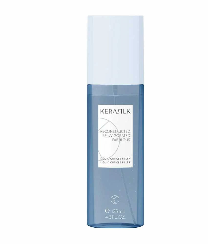 Kerasilk Specialists Liquid Cuticle Filler karščiu aktyvuojamas atkuriantis purškiklis plaukams, 125 ml