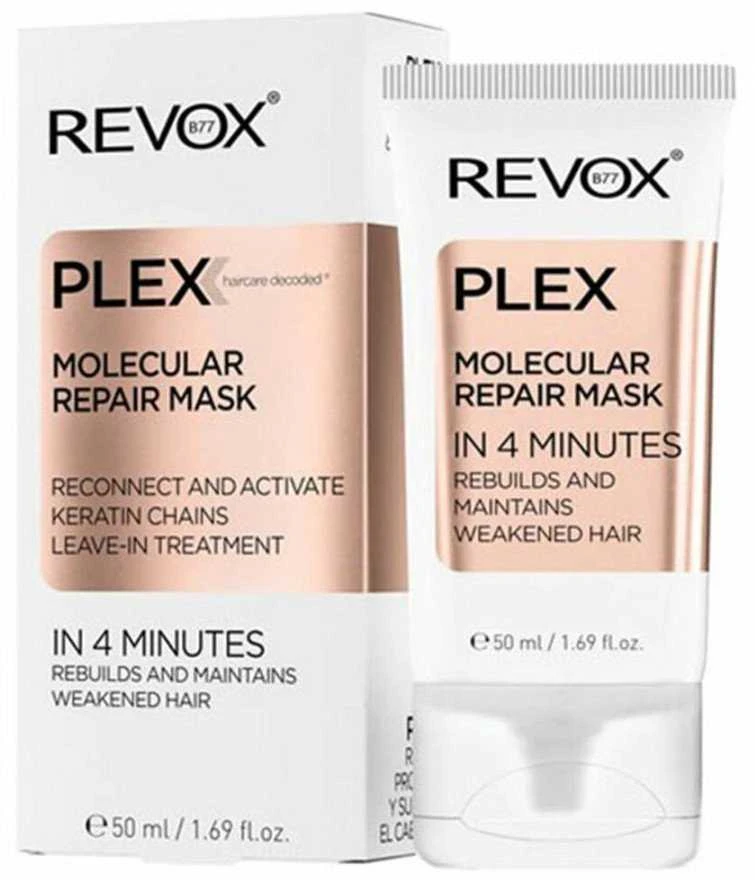 „Revox B77 Plex“ molekulinė plaukų kaukė „Kreminis“ atkuriamoji, 50 ml
