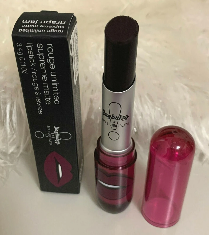 Shu Uemura Rouge Unlimited Kreminis Lipstick Grape Jam 3.4 g