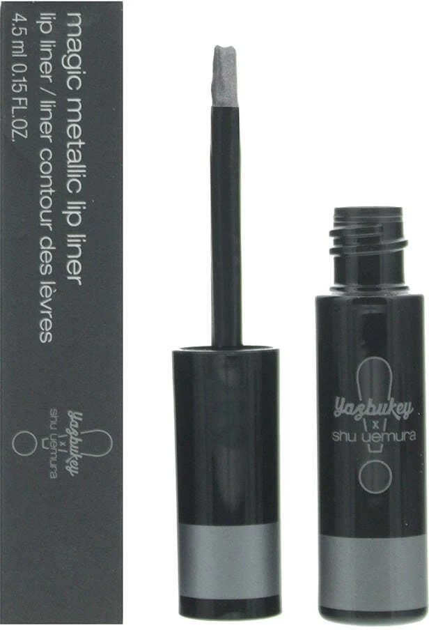„Shu Uemura Magic Metallic Yazbukey“ lūpų pieštukas „Gun Metal BANG“ 4,5 ml