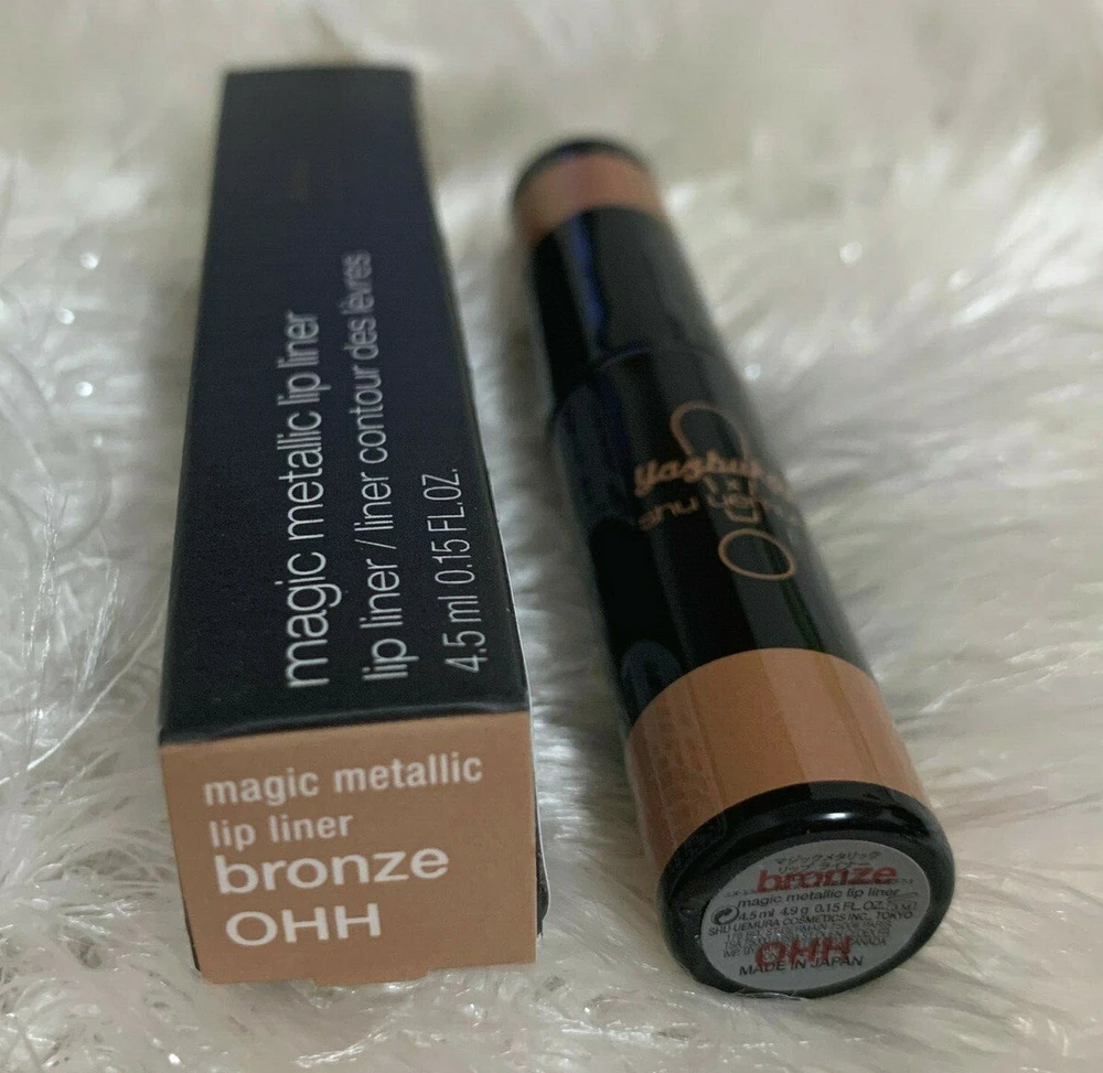 „Shu Uemura Magic Metallic Yazbukey“ lūpų pieštukas, bronzinė spalva, 4,5 ml