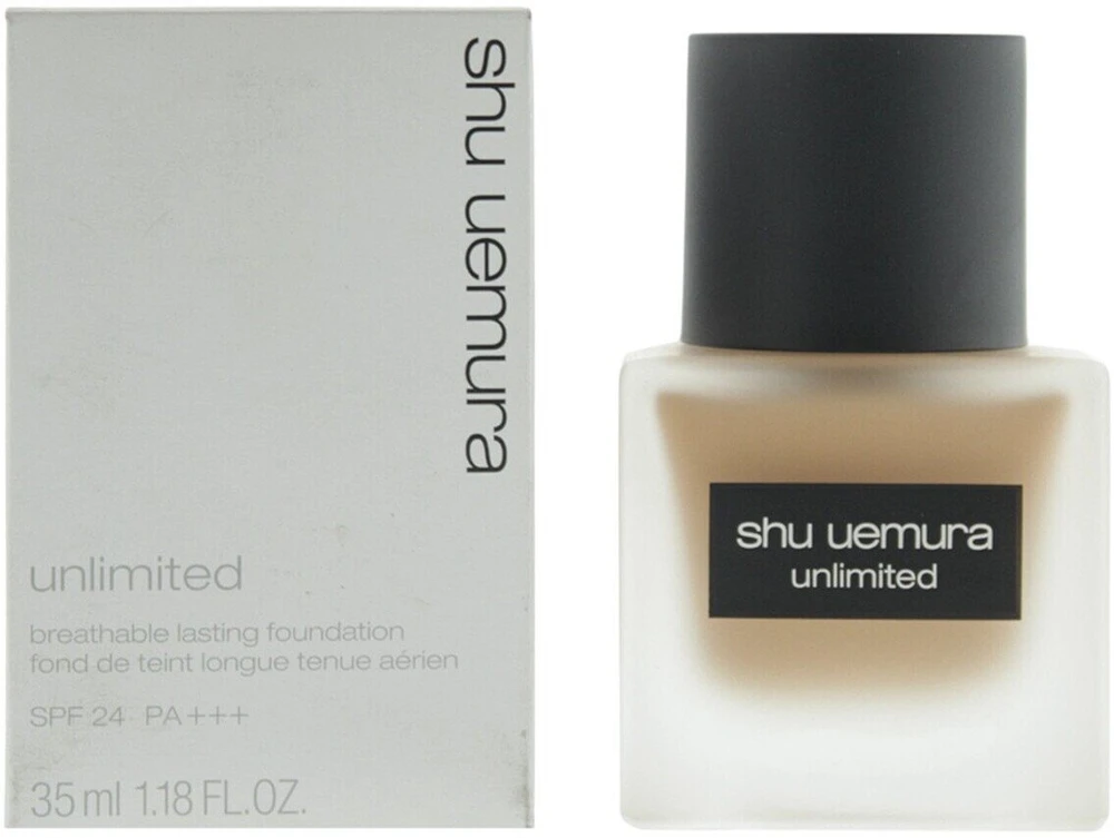 Shu Uemura Unlimited Natural Liquid Foundation 734 734 Rich rusvai gelsvas SPF 24, 35 ml