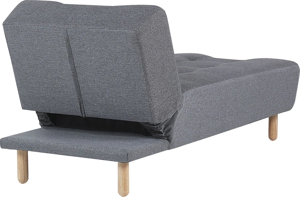 Sofa Beliani Šezlongas ALSTEN tamsiai pilkas