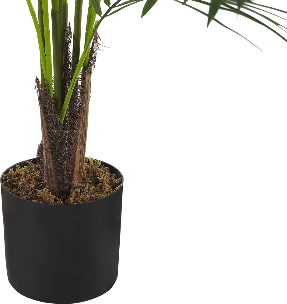 Beliani Dirbtinis augalas ARECA PALM 124 cm žalias