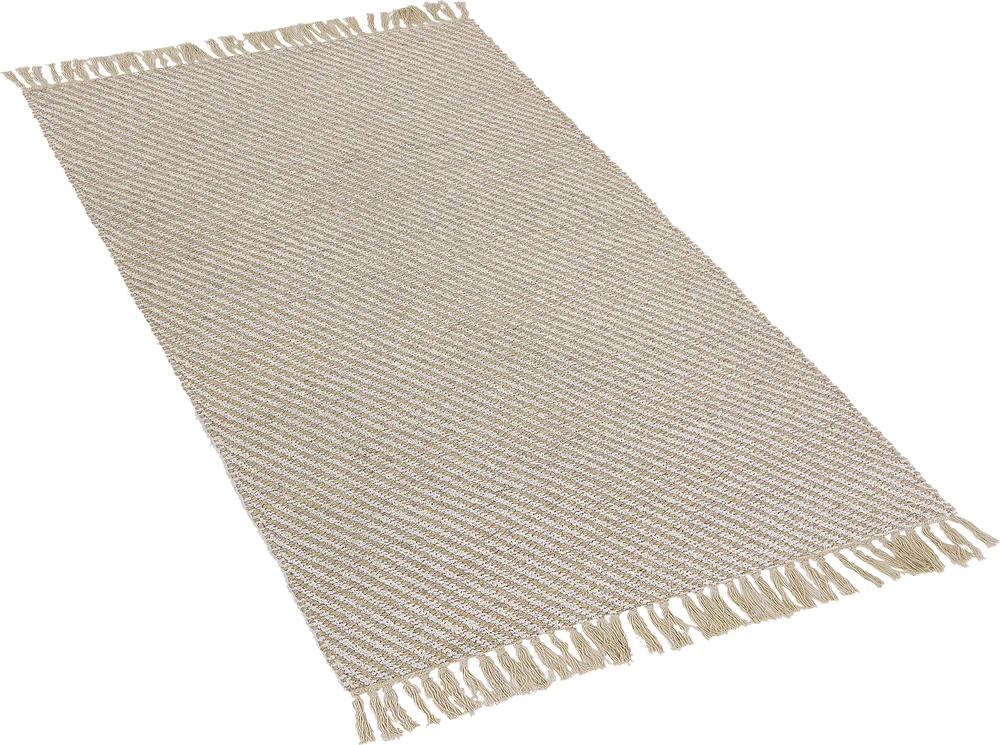 Beliani Kilimas ALADAG smėlio spalvos 80 x 150 cm džiutas