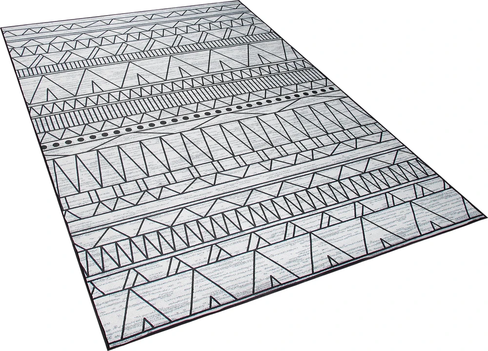 Beliani Kilimas KEBAN juodas 140 x 200 cm