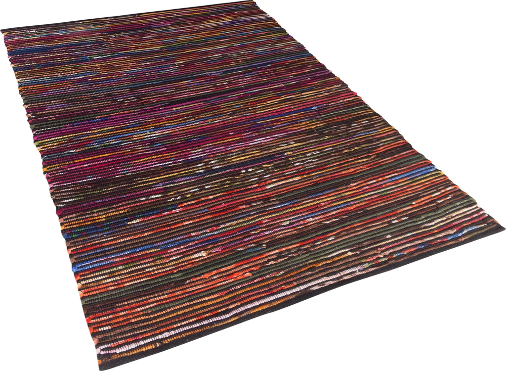 Beliani Kilimas BARTIN Juodas 140 x 200 cm