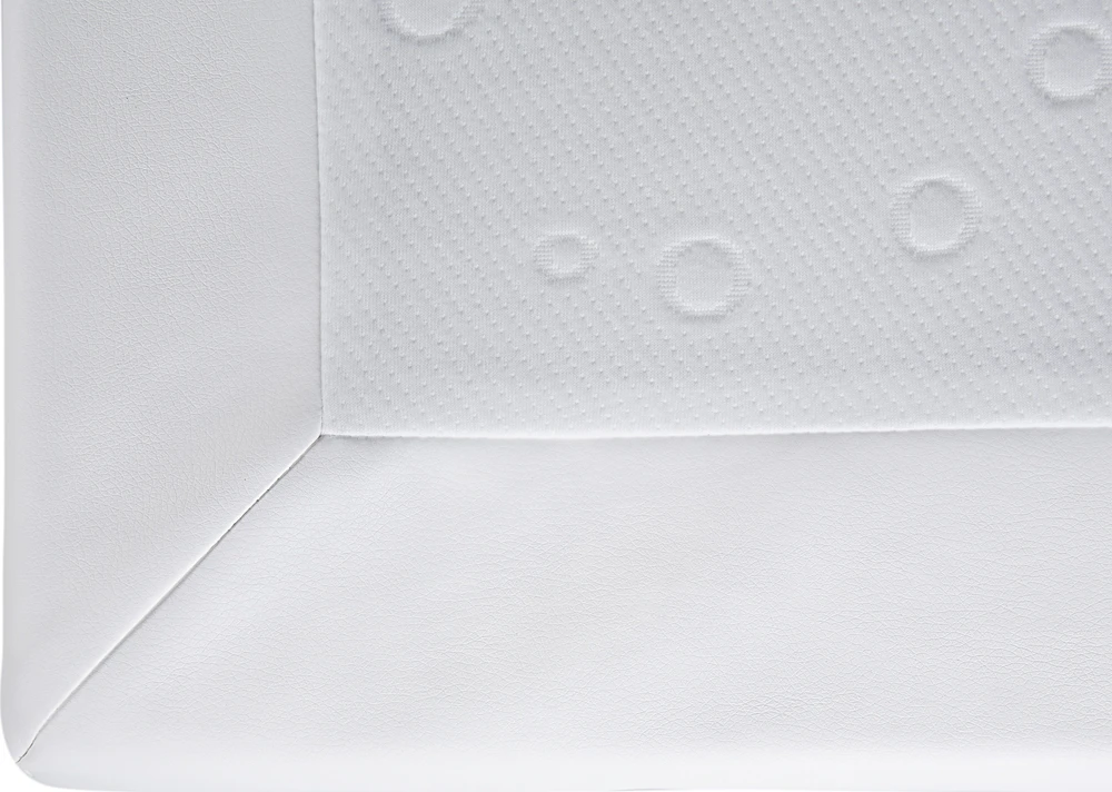 Beliani Kontinentinė lova iš dirbtinės odos PRESIDENT 160 x 200 cm juoda/balta