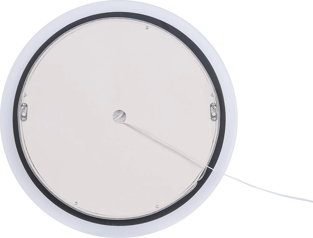 Beliani Vonios veidrodis su LED apšvietimu YSER 58 cm sidabrinės spalvos